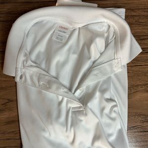 White polo. Women’s polo. School polo. Polo shirt.